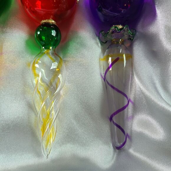 Vintage Thomas Pacconi Classics Museum Series Icicle Christmas Ornaments w/ COA - Picture 8 of 10